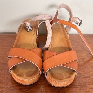 MIA Brown Strappy Sandals